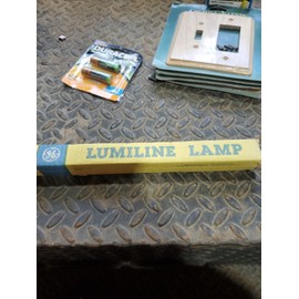 GE Vintage GE 40W LUMILINE LAMP Light Bulb NOS 11.75" FG8100-BY1