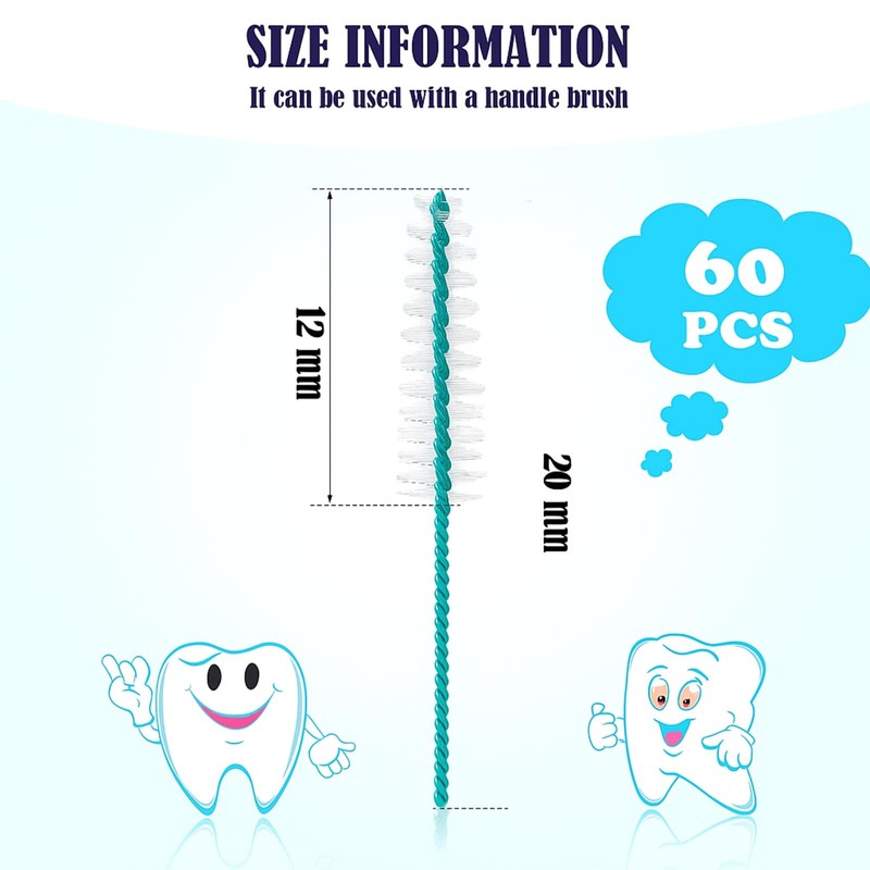 Cowwell Interdental Brush Soft Dental Picks Tooth Floss Interdental Brush