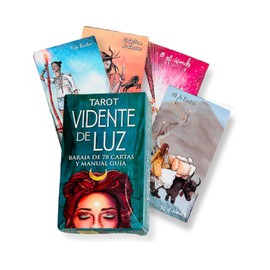 Tarot Vidente de Luz en Español - Light Seer's Tarot only in Spanish 78 Cards with guide - baraja de tarot para principiantes, expertos