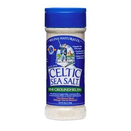 Celtic Sea Salt Fine Ground - 8 oz Shaker - Bulk 6 Pack