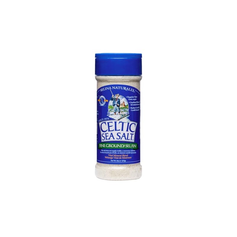 Celtic Sea Salt Fine Ground - 8 oz Shaker -
