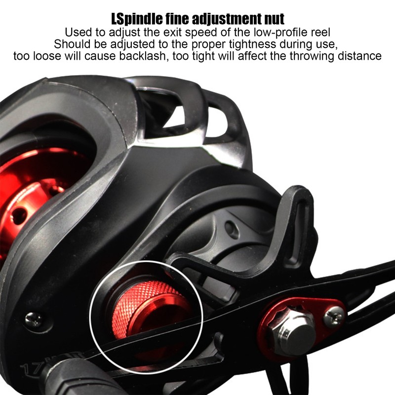 Fishing Line Wheel Reel All Metal Spool 17+1 Bearing Right