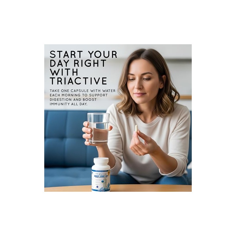 Essential Source TriActive Biotics Daily Care - Probióticos, mezcla prebiótica