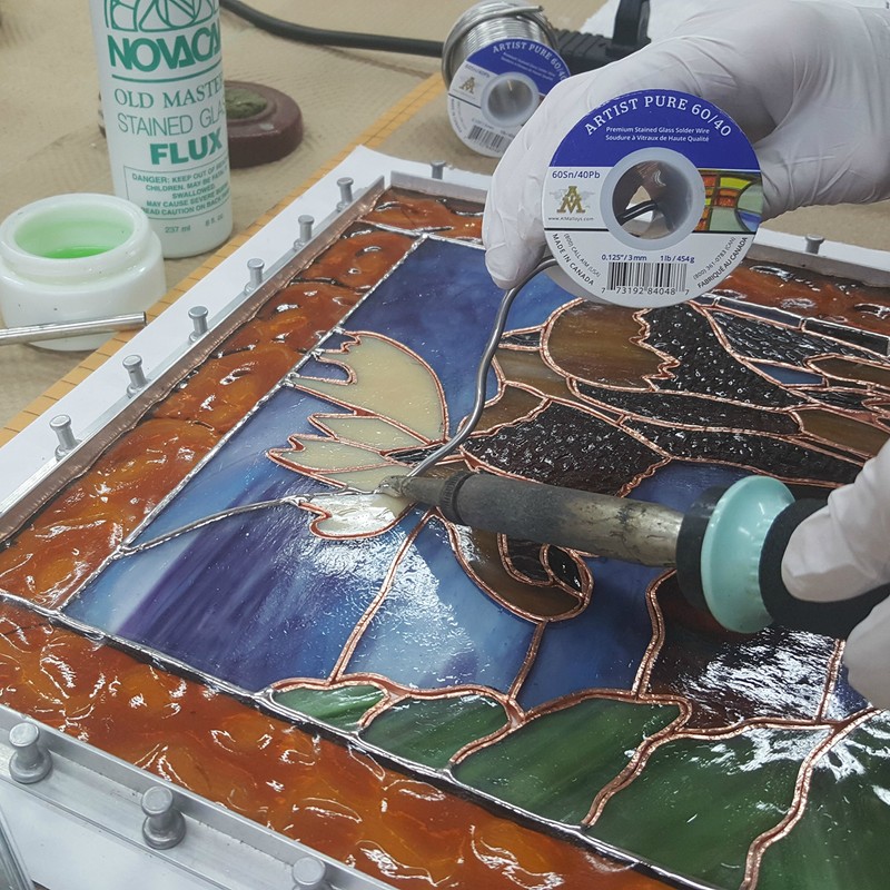 Artist Pure 60/40 Premium Stained Glass Solid Core Solder Wire,