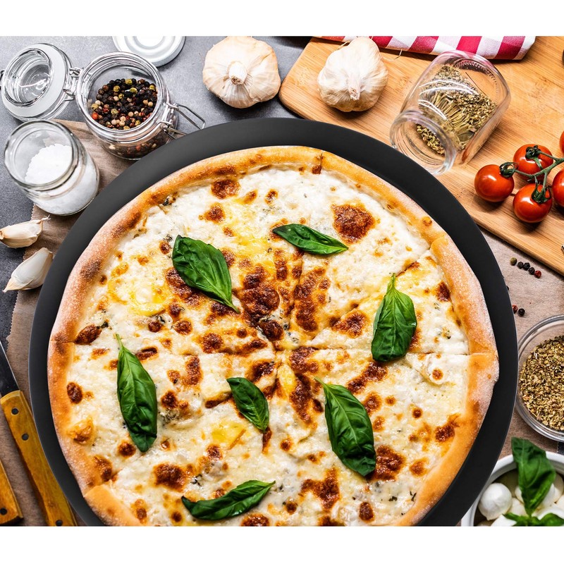 Beasea Pizza Pan 16 Inch, Perforated Pizza Tray with Holes