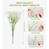 40 Pcs Babys Breath Artificial Flowers-Baby Breath Flowers Artificial Bulk