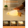 Cute Silicone Duck Night Light, 3 Level Dimmable Touch Control