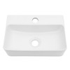 Couoko 14 x 10 Inch Wall Mount Rectangle Bathroom Sink