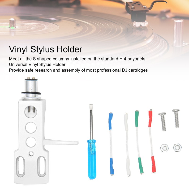 Vinyl Stylus Holder Aluminium Alloy Vinyl Record Phonograph Cartridge Holder