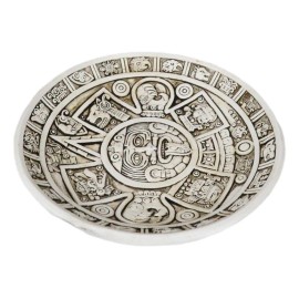 Mexica Aztec Maya Solar Xiuhpohualli And Tonalpohualli Calendar Incense Burner