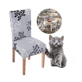JunYito Chair Covers, Set of 4 or 6, Elastic Universal Stretch for Dining Room Chairs