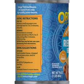 Ortega Refried Beans, Traditional, 16 oz