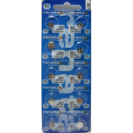 Renata Fifty (50) Renata 321 (SR616SW) Batteries FREE SHIP-FRESH Batteries Exp. 04/26