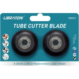 LIBRATON 2-Piece Pipe Cutter Replacement Blade for Large Pipe Cutters for Copper Pipes, Aluminum Pipes, PVC Pipes, Thin Wall Stainless Tubes