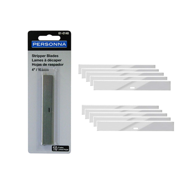 Personna Floor & Wall Stripper 100mm (4 in) Blade 10-Pack