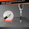 9 Stück High Magnetic Screwdriver Drill Bit Set, Hochmagnetischer Schraubendreher-Bohrer-Bit-Satz,