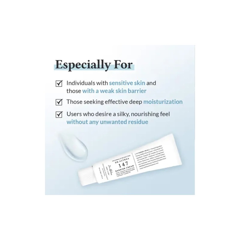 Dr Althea 147 Barrier Cream 50ml Pieles Secas Deshidratadas