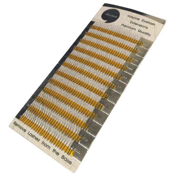 Alluring 5D Volume Lashes Eyelash Extensions (5in1) C Curl .07mm Mix (07-15mm) (21 lash fans/line = 252 fans)