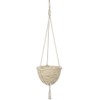 Natural Hanging Seagrass Plant Baskets Dural Layer Flower Planting Basket