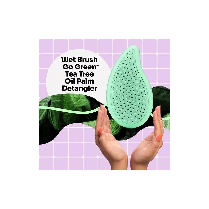 Wet Brush Cepillo Húmedo Para Desenredar El Cabello Con Aceite