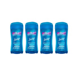 Secret Outlast Desodorante Antitranspirante Gel Transparente Mujeres Completamente Limpio Onzas Paquete