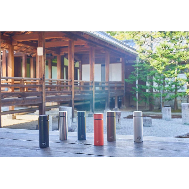 Poketle - Botella aislante personal, pequeña, 120 ml, acero inoxidable,