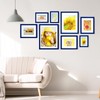 KINLINK 11x14 Picture Frame Navy, Solid Wood Frame 11x14 with