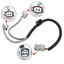 2pcs Knock Sensor with Harness Compatible with 2004-2008 Toyota Camry Highlander Sienna Lexus ES330 RX330 RX400H Replace 8221948010 8221908010 82219-08010 82219-48010 8615-20090