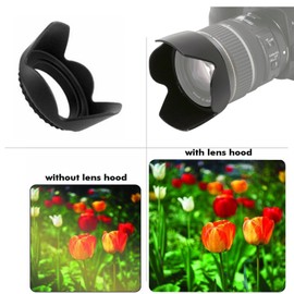 52MM Tulip Flower Lens Hood for Nikon AF-S DX NIKKOR 35mm f/1.8G Lens