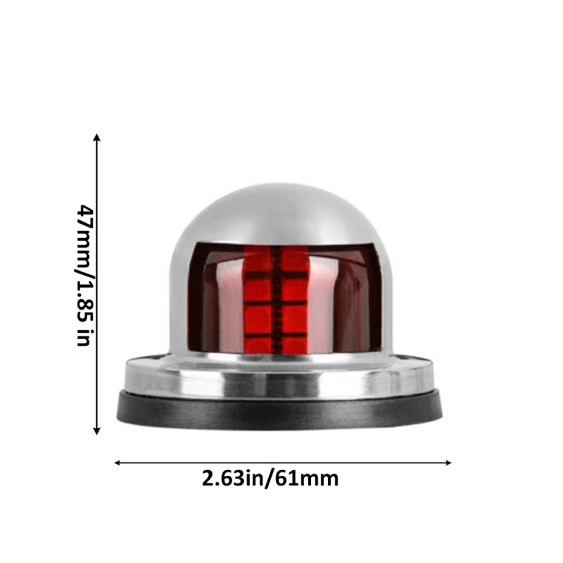 YCY 16 LED Navigation Marine Light 2Pcs Bow Boat 12V
