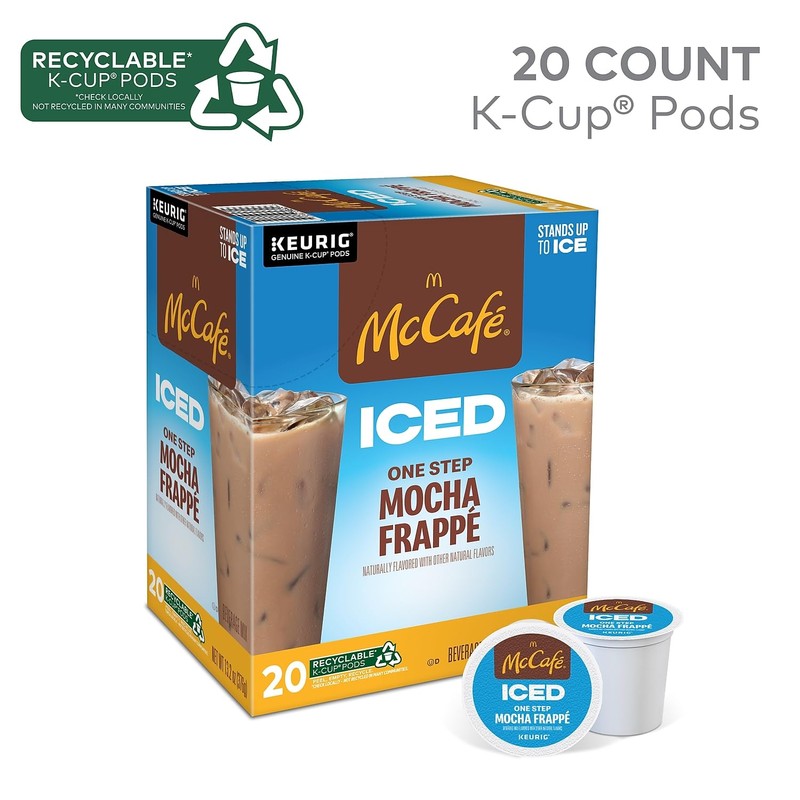 McCafe ICED One Step Mocha Frappe, Keurig Single Serve K-Cup