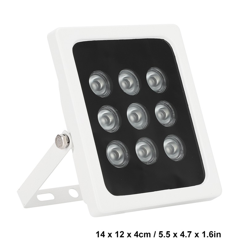 DC12V 9 IR Infrared Fill Lamp IP66 Waterproof Light for