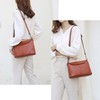 Genuine Leather Crossbody Bags for Women Medium Shoulder Purses Clutch