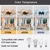 ZGLAOJT Semi Flush Mount 8 Light Ceiling Light Modern Metal
