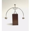 Vintage Advertising NOS Kinetic Motion Balancing Sculpture Metal w/Wood Base