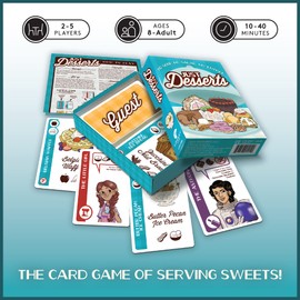 Just Desserts Card Game - Flavorful Expansion and New Characters