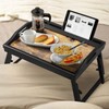 Bed Tray Table Breakfast Trays Serving Tray Bamboo Bed Laptap