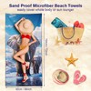 YISUMEI Elephants Beach Towels for Adults Extra Large 180 x