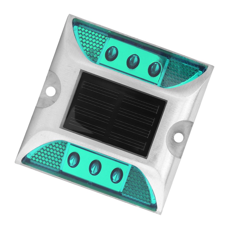 LED Solar Power Ground Marker Lights Waterproof Outdoor Driveway Road