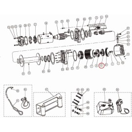 Smittybilt 97495-02 Gear Carrier Assy - Input For XRC GEN2 9.5K Winch