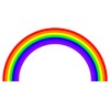 Rainbow Sticker Car Decal Bumper Sticker 7" Girls