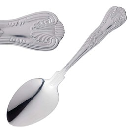 Olympia D687 9676 Kings Dessert Spoon 178mm 18/0 Stainless Steel Serving Cutlery, Silver