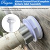 SP1023 Pool Complete Return Outlet Jet Fitting with Gaskets and