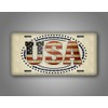 Americana USA License Plate Vintage Retro July 4th Patriotic United