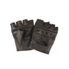PrimeLeather Quality Real Leather Soft Fingerless Gloves For Weight Training