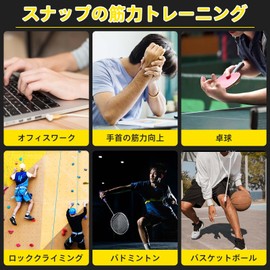 Sportneer Wrist Strength Training, Power Grip, Grip Assistance, Muscle Training Goods, Forearm, Wrist, Muscle Training Equipment, Strength Training, Home, Beginner, Baseball Player, Women, Men (11.0