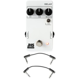 JHS 3 Series Delay Pedal with 2 Patch Cables