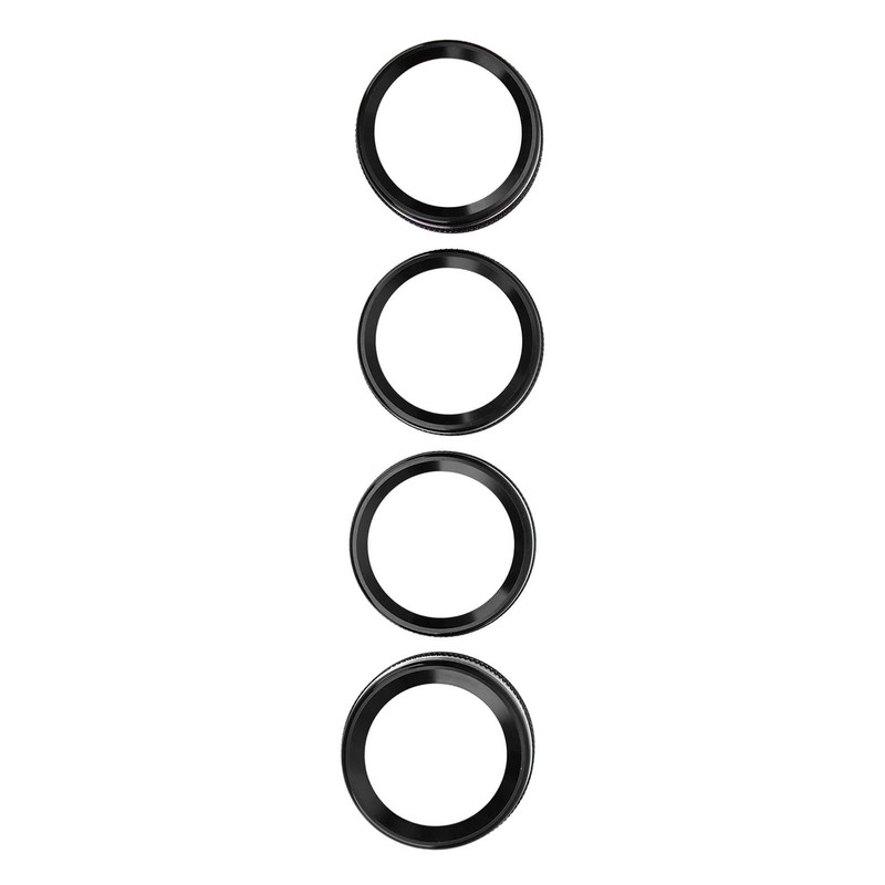 4pcs AC Switch Ring Aluminium Alloy Stylish Rustproof Center Console