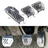 Unbranded 3PCS Universal Accelerate Clutch Brake Pedals Set Non-slip Car