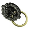 Tegg 5PCS Ancient Bronze Chinese Style Lion Head Pull Handle